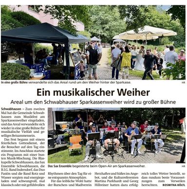 Musikfest am Weiher 23.06.2024 - Schwabhausen